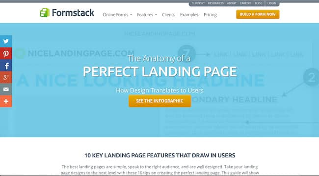 Landingpage example